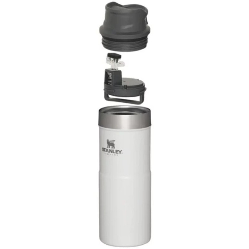 Terminis puodelis The Trigger-Action Travel Mug Classic 0,35L šviesiai pilkas; 2809848053 STANLEY