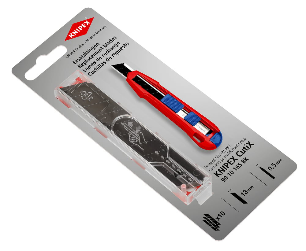 Spare blade for 90 10 165 BK (10x) 9010165E02 KNIPEX