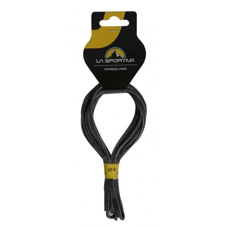 Kurpju šņores Mountain Running Laces 107/42, Black/Yellow, 8020647516964 LA SPORTIVA