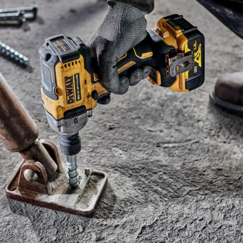 Akumutrikeeraja 1/2", 18 V, 812 Nm, 2x5Ah, DCF891P2T, DCF891P2LRT-QW DEWALT