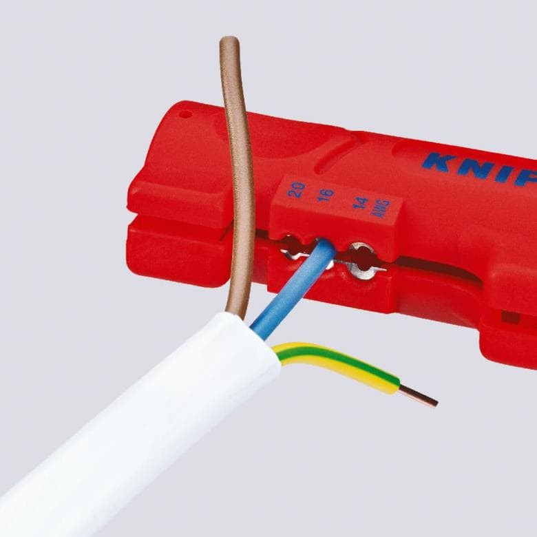 Universalus laidų izoliacijos nuėmiklis 0,8-2,5 mm², Ø4-13 mm, 664125SB KNIPEX