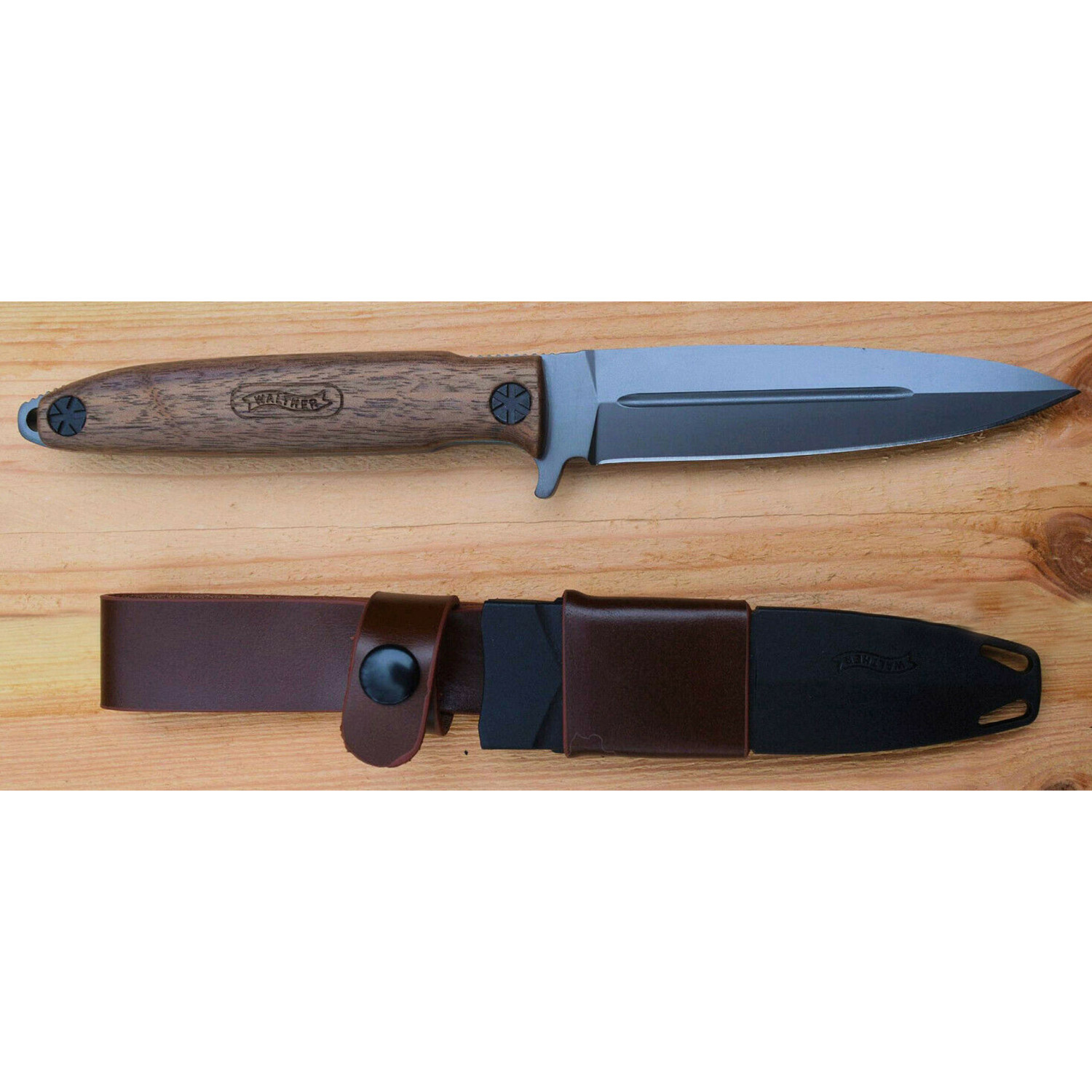 Knife 'Blue Wood' spearpoint, R440008, 440008 WALTHER