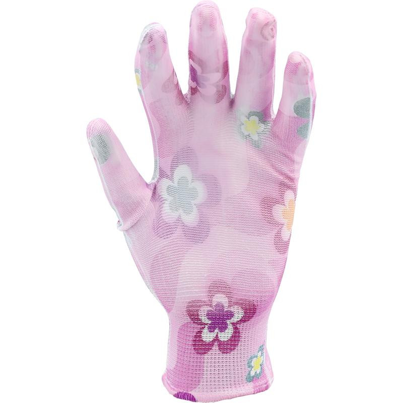 POLYESTER GARDEN GLOVES 10" WERS 74131 FLO