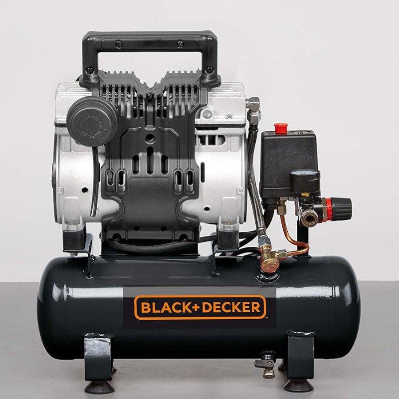 Bezeļļas kompresors 6L, 8BAR, 0.75KW, B2BB104BND359 BLACK&DECKER