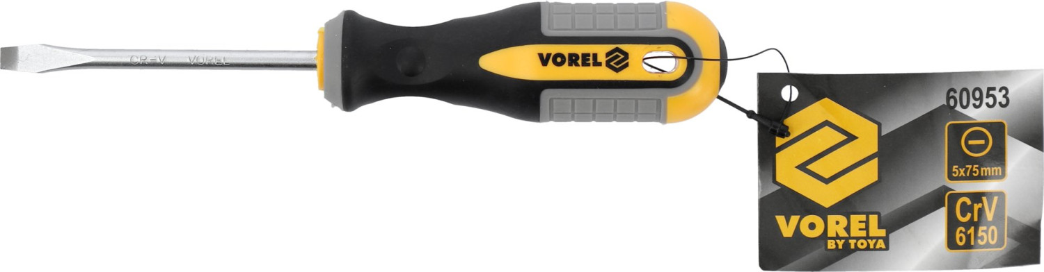 SLOTTED SCREWDRIVER 5x75MM 60953 VOREL