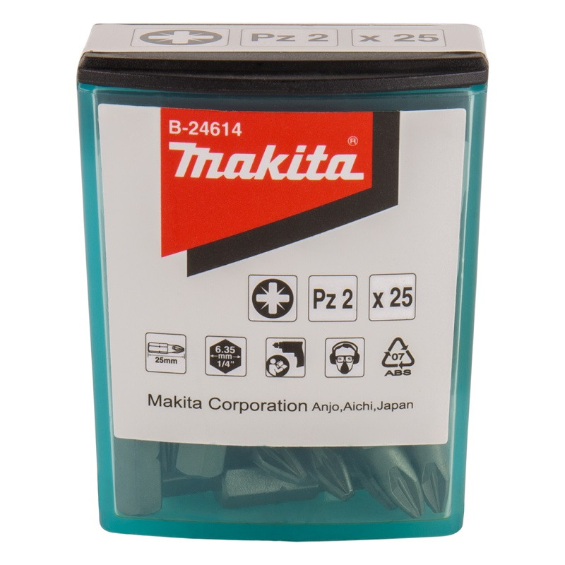 Screwdriver bit PZ2x25mm 25pcs. Makita