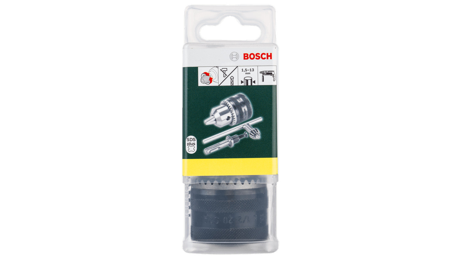 Accessories for Dust Extractors Bosch SDS plus Adapter with Drill Chuck (1.5-13mm), 2607000982 BOSCH