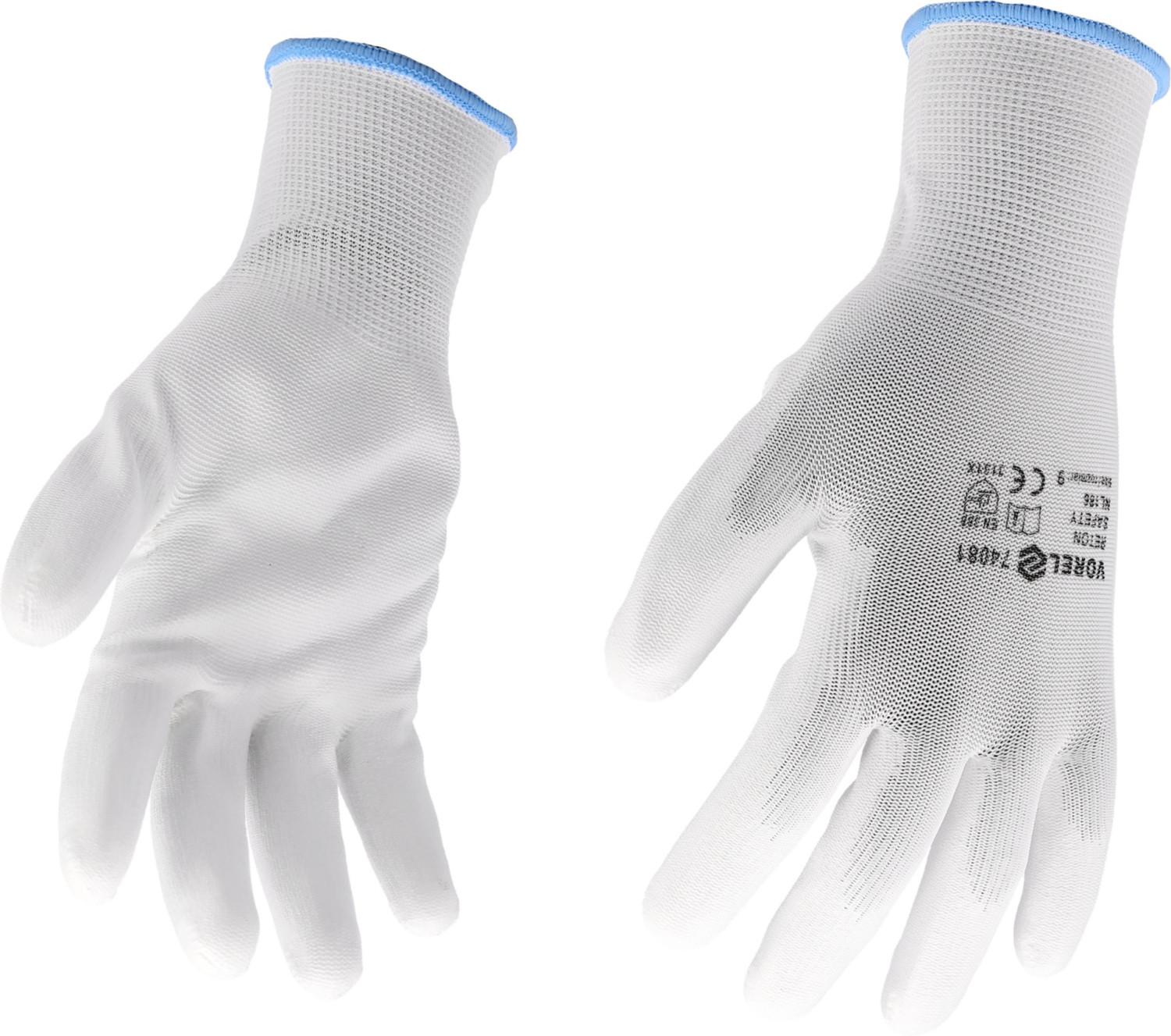 WORKING GLOVES, WHITE 10" 74082 VOREL