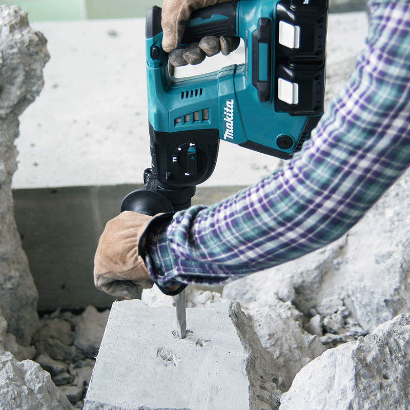 Cordless hammer drill 2x18V SDS +, 2,5J, LED DHR264Z Makita