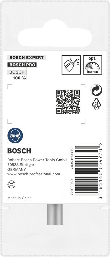 Gremdurbis 16,0x56,0mm, 1gab., Urbjmašīnām/skrūvgriežiem PRO STEEL HSS GREMDURBIS, 2608596372, BOSCH