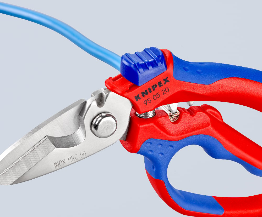 Leņķiskās elektriķu šķēres 950520SB KNIPEX