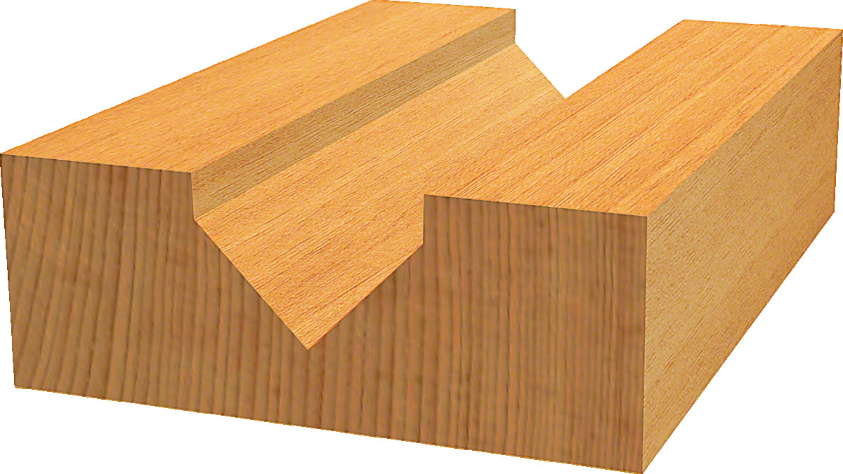 V veida gropju frēze 6mm D1 12,7 mm, L 12,7 mm,90°, Rokas frēzēm, malu frēzēm V VEIDA GROPJU FRĒZE STANDARD FOR WOOD V-GROOVE BIT, 2608628447, BOSCH