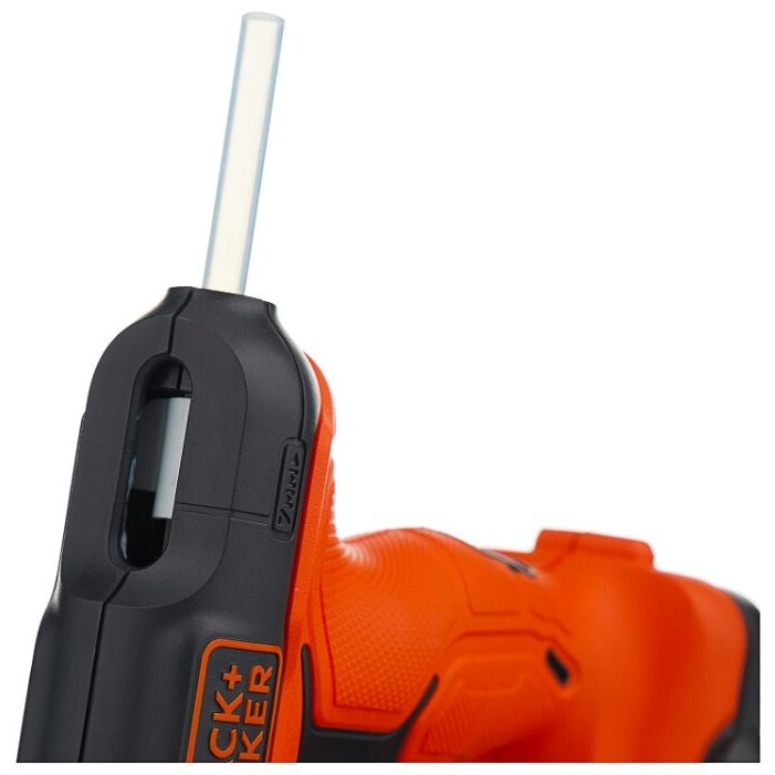 BLACK + DECKER belaidis karštų klijų pistoletas BDCGG12N (oranžinis / juodas, be akumuliatoriaus ir įkroviklio)