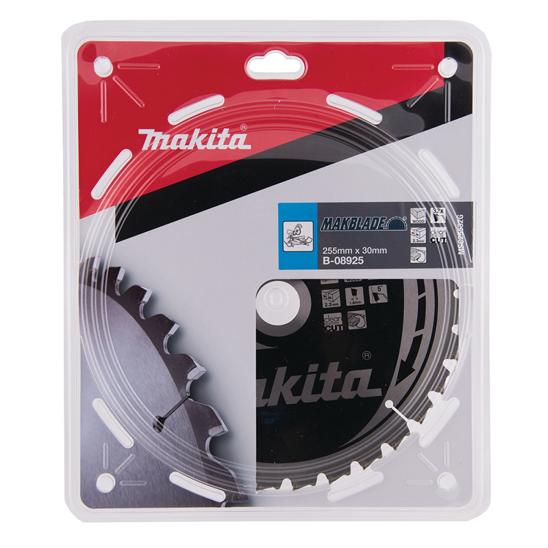 Saeketas puidule 255x2,3x30mm, 5°, T32, TCT MAKBLADE B-08925 MAKITA