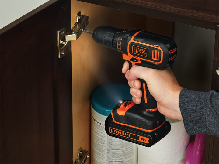 „Black & Decker Bdcdd186K 18V“ akumuliatorinis gręžtuvas