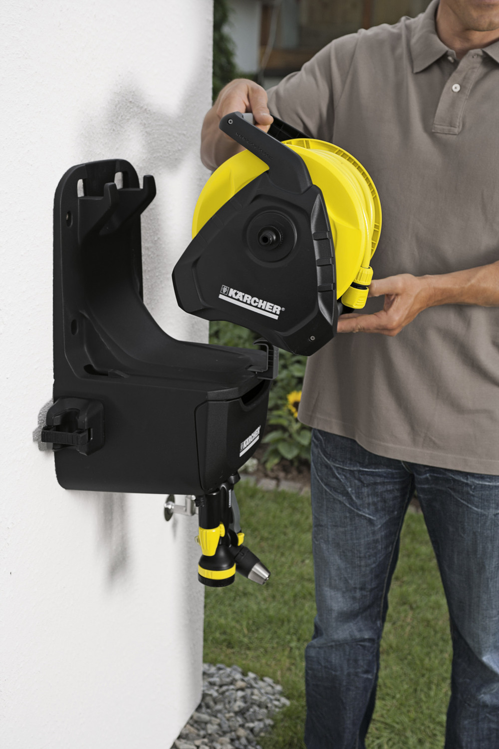 Laistīšanas šļūtenes spole 1/2" 15m HR 7.315 KIT KARCHER