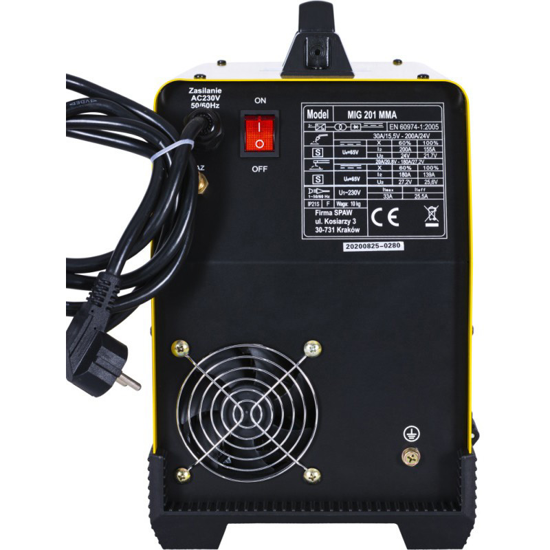 Poolautomaatne keevitusinverter MIG 201 MMA, 230V, 200A/60%, MB15/3, MMAR, GP25; 22734 MAGNUM