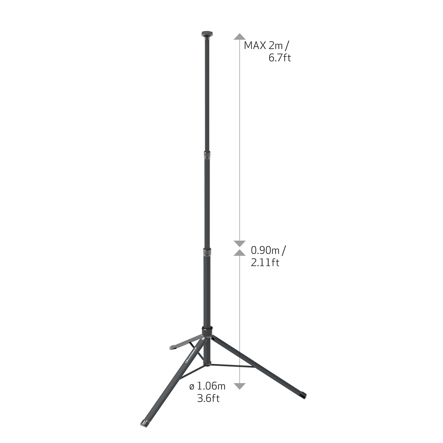 Akumulatora darba lampa ar statīvu 18V 19W 2500lm 03.6110C SCANGRIP