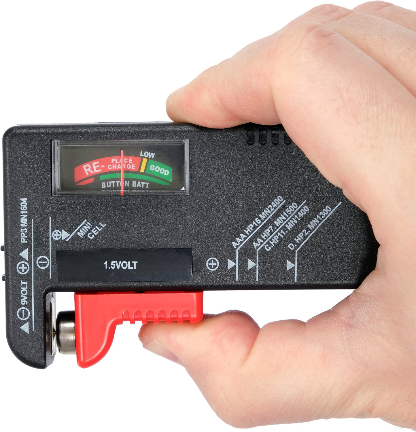 BATTERY TESTER 1.5V AND 9V 81700 STHOR