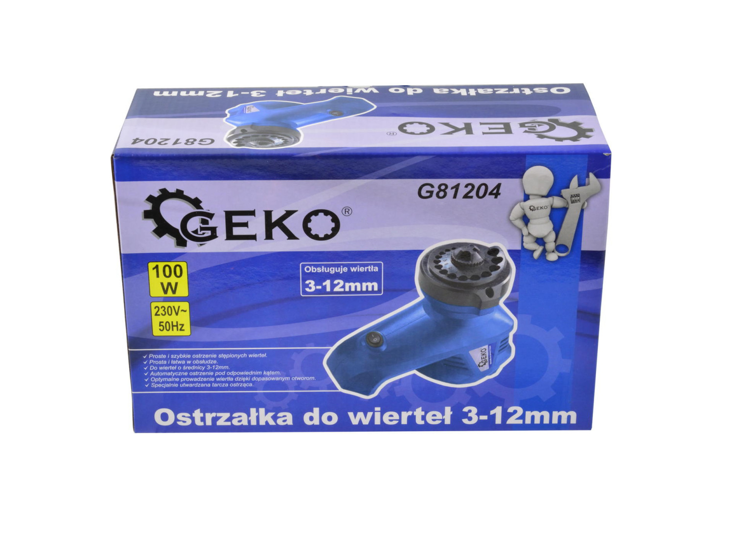 Elektriskais urbju asinātājs 100W 3-12mm, G81204 GEKO