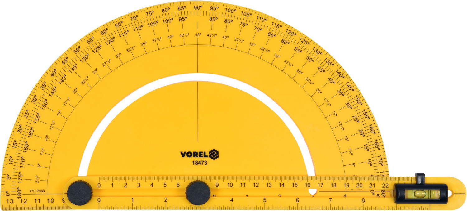 PROTRACTOR WITH LEVEL 18473 VOREL