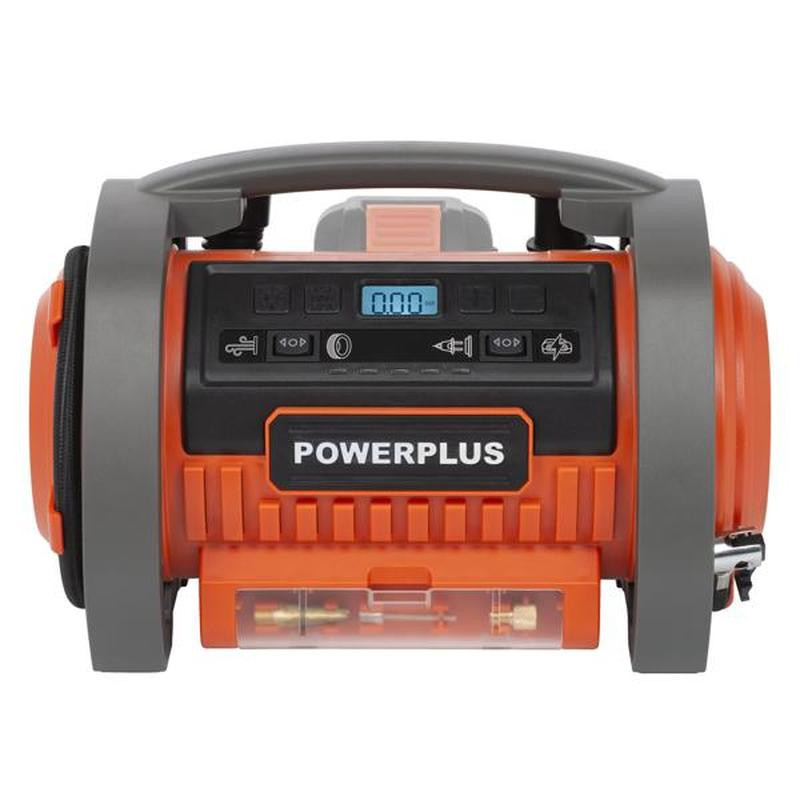 Akumulatora pumpis 20V + 220V, 3 piederumi, POWDP7030 POWERPLUS