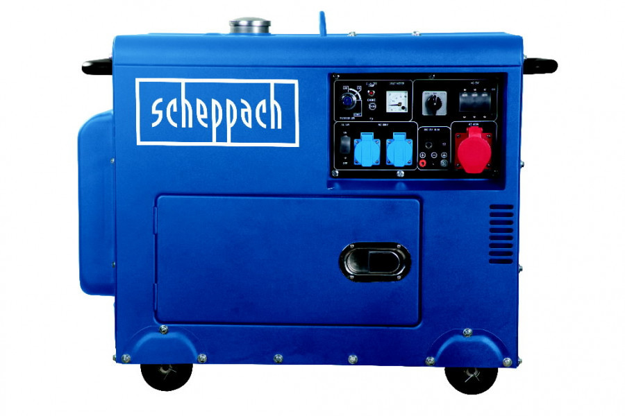 Dīzeļa ģenerators 5000W 418cc 7.7zs SG5200D 5906222903 SCHEPPACH