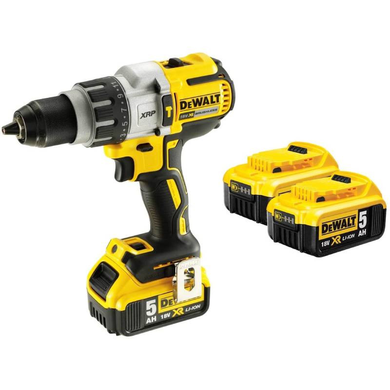 Triecienurbjmašīna-skrūvgriezis 820W 18V 5Ah DCD996P3-QW DEWALT