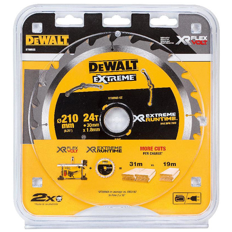 Zāģa ripa 210mm x 30mm 24T CSB DT99565-QZ DeWALT