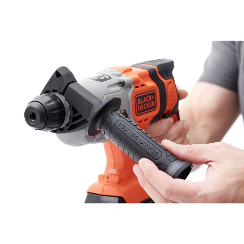 Puurvasar 18 V SDS, 1 x 2,0 Ah akud ja 1 amprine laadija BCD900D1S-QW BLACK DECKER