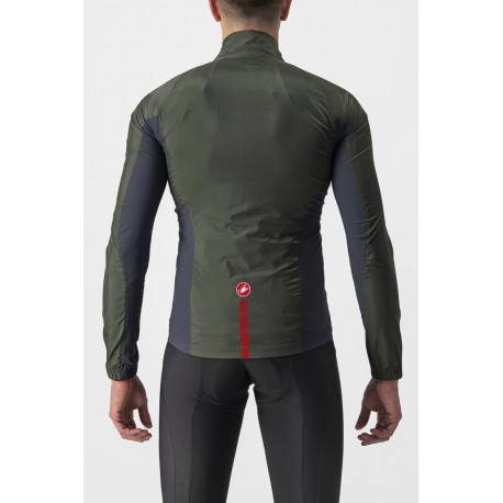 Velo jaka SQUADRA Strech Jacket, izmērs: L, Light Black/Dark Gray, 8050949395141 CASTELLI