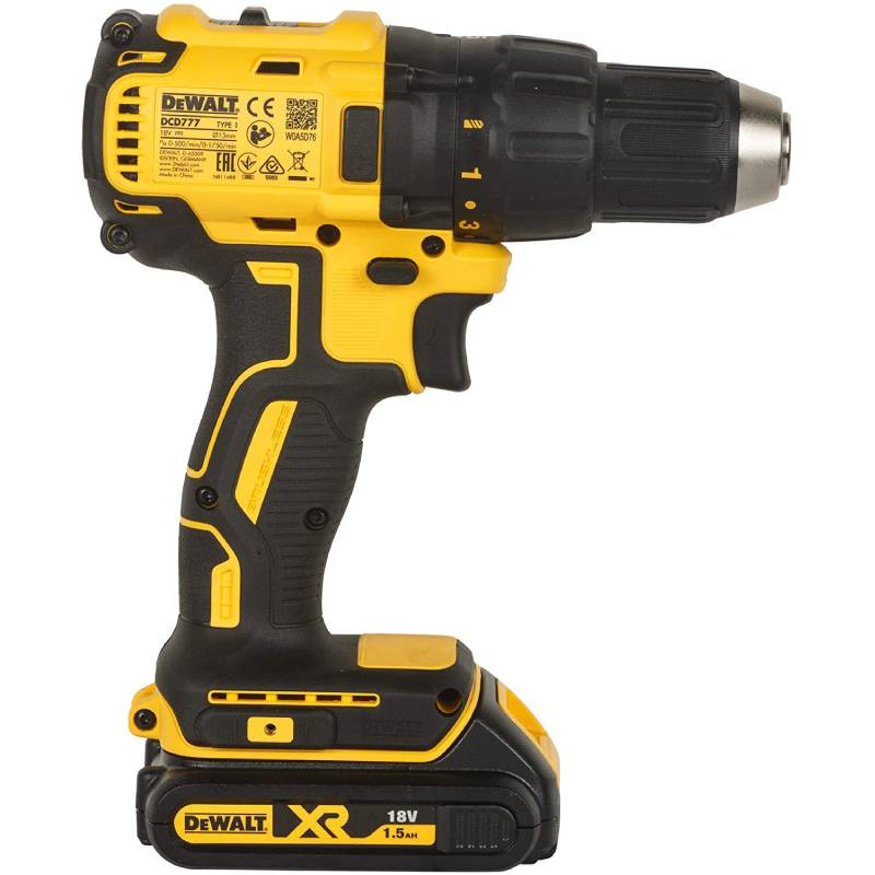 Urjbmašīna 18V XR BL 42Nm DCD777S2T-QW DEWALT