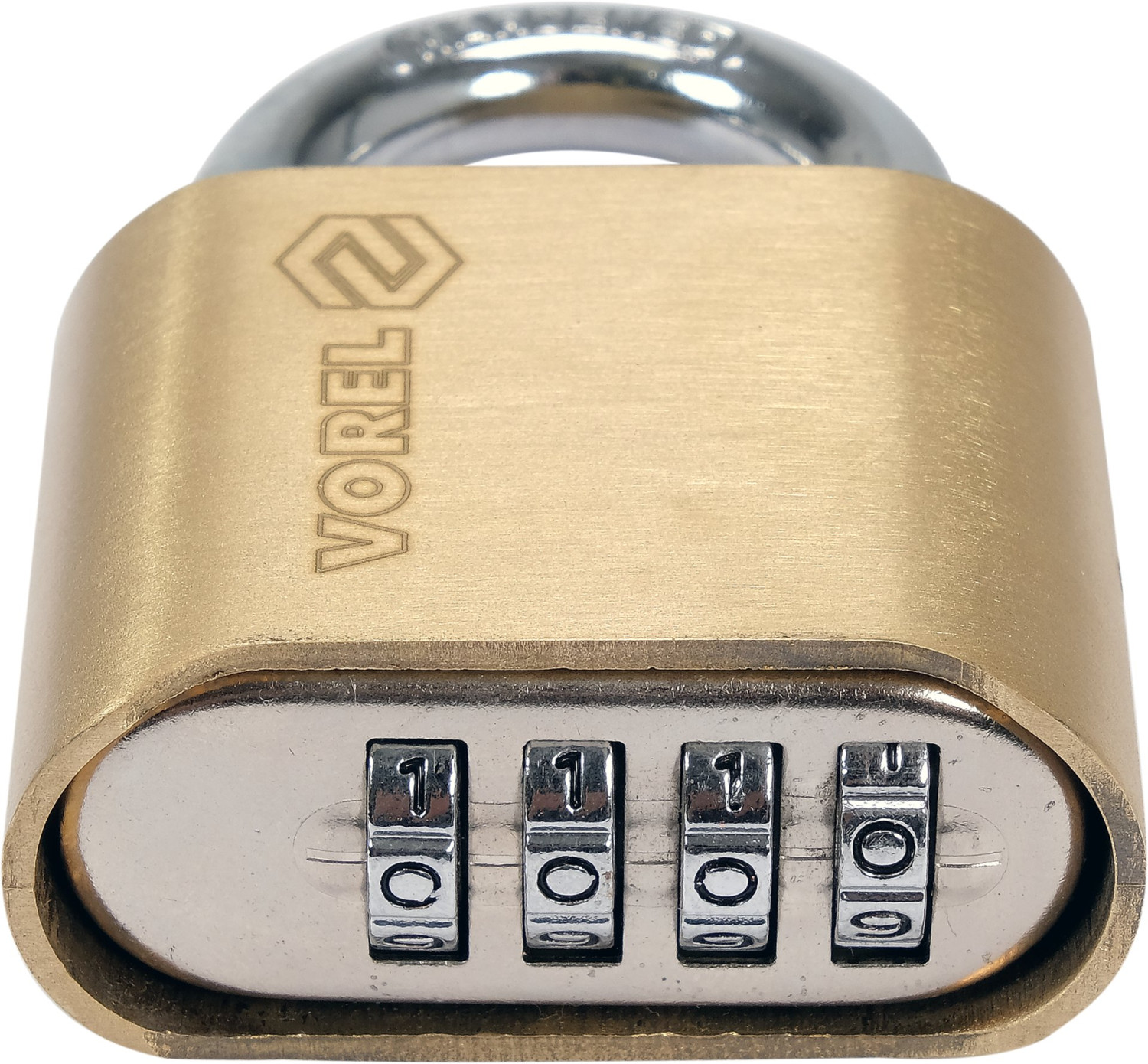 PADLOCK WITH 4-RING COMBINATION LOCK. 77612 VOREL