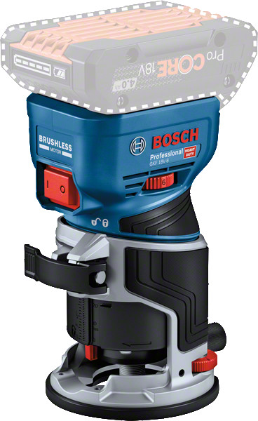 Virsfrēze GKF 18V-8 Solo (8mm), Carton 06016C2000 BOSCH