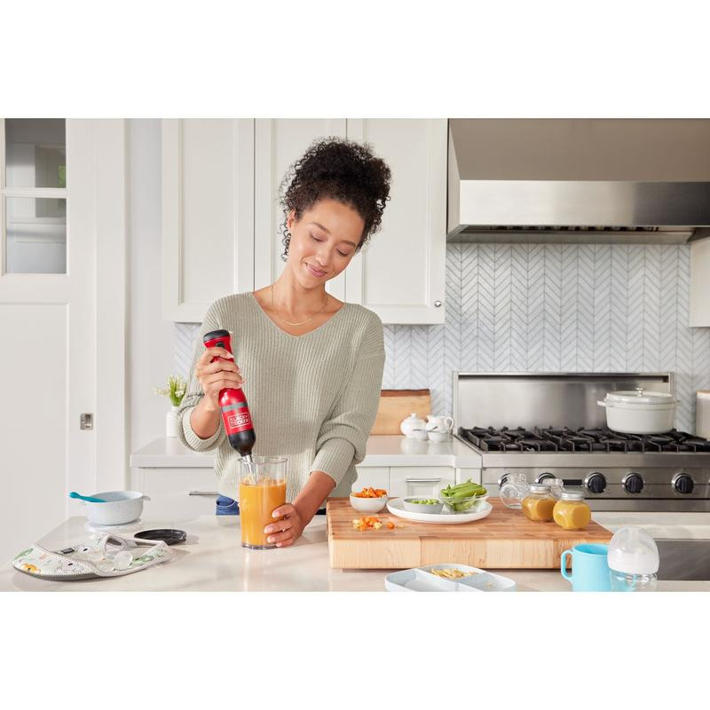 kitchen wand 2 Kit - Blender and Whisk - RED BCKM1012KR-QW BLACK DECKER