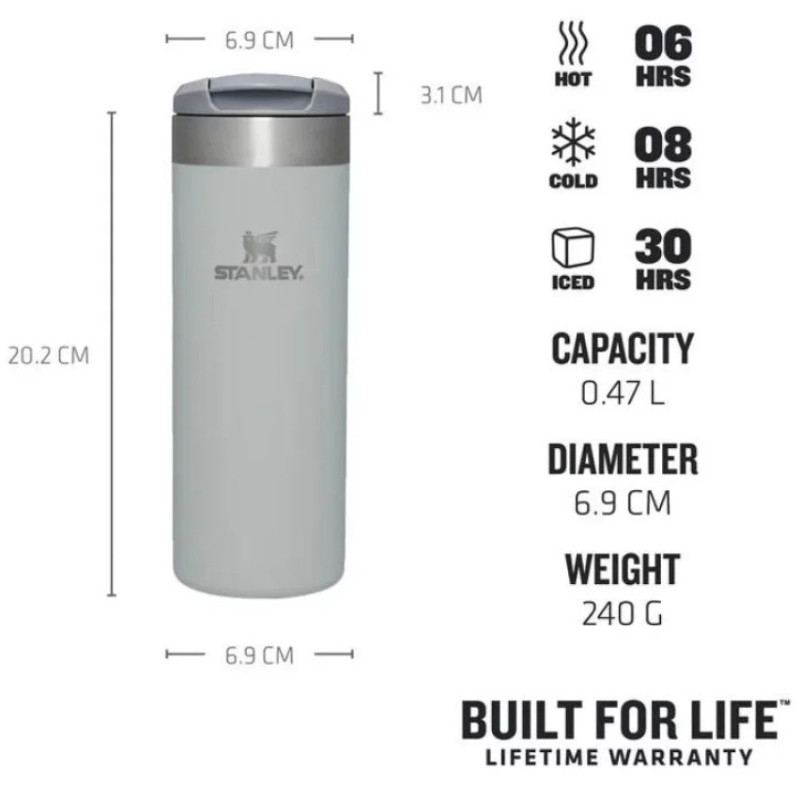 Termokruus The AeroLight Transit Mug 0,47L helehall; 2810787119 STANLEY