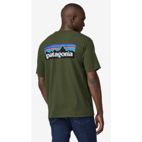 Patagonia krekls P-6 LOGO Responsibili-Tee M, izmērs: XXL, Torrey Pine Green, 0196924563551 PATAGONIA