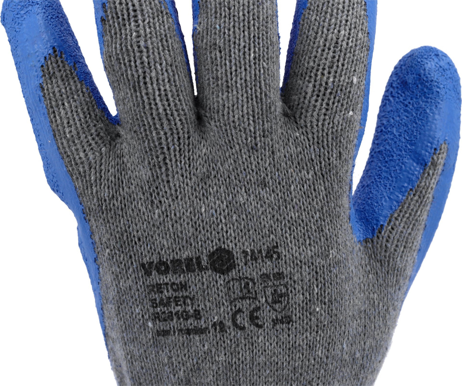 LATEX COATED GLOVES (12 PAIRS) 74145 VOREL