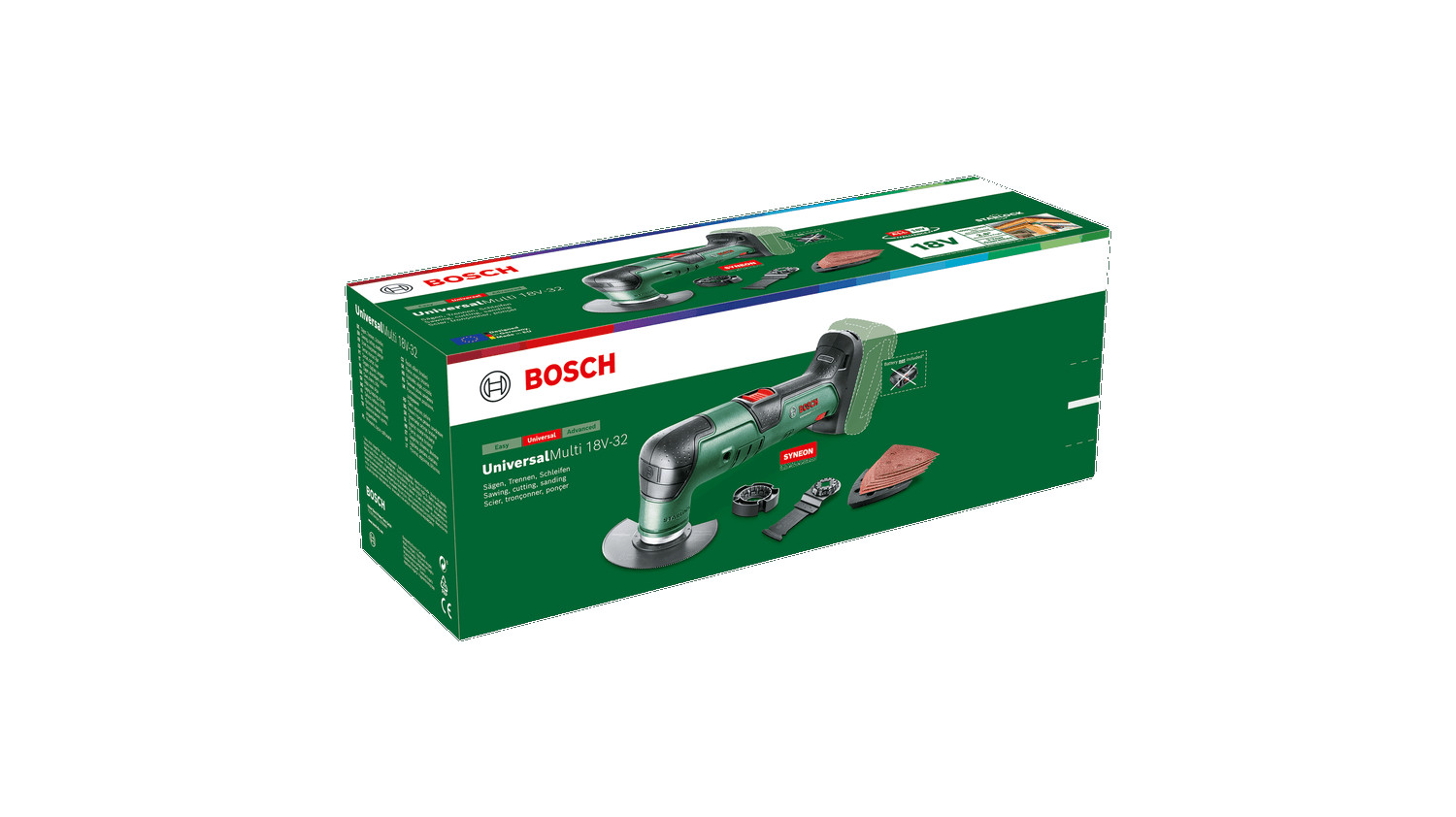 Akumulatora daudzfunkciju instruments UniversalMulti 18V-32 - Bez akumulatora | Uzlādes ierīces 0603105000 BOSCH