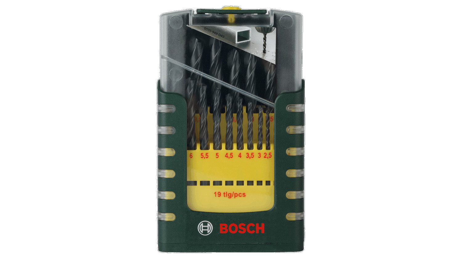 Drilling Metal Drill Bit HSS-R, Set 19 Pieces, 2607019435 BOSCH