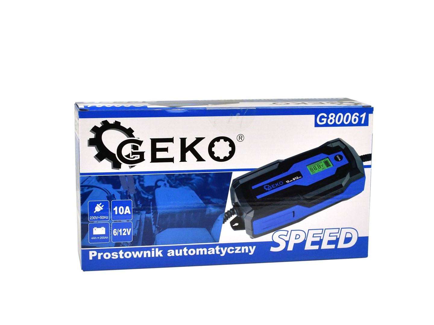 Akumulatoru lādētājs 6/12V 10A SPEED, G80061 GEKO