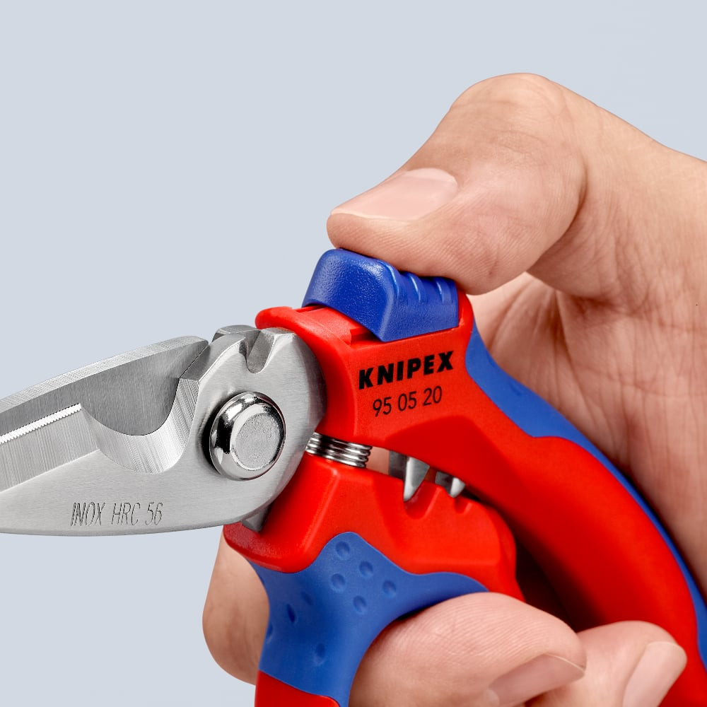 Leņķiskās elektriķu šķēres 950520SB KNIPEX