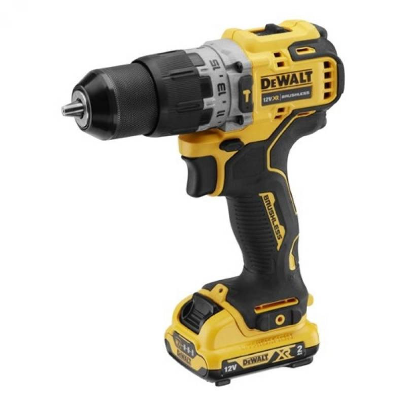 Akumuliatorinis mūginis suktuvas grežtuvas  12V 2x2.0Ah DCD706D2-QW DEWALT