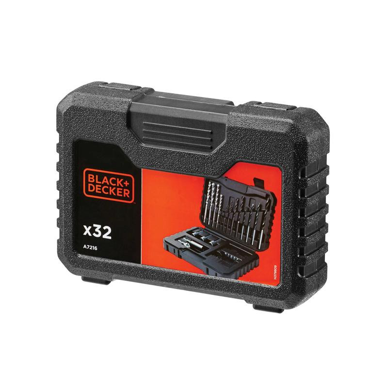 32-osaline puurimis- ja kruvimiskomplekt A7216-XJ BLACK DECKER