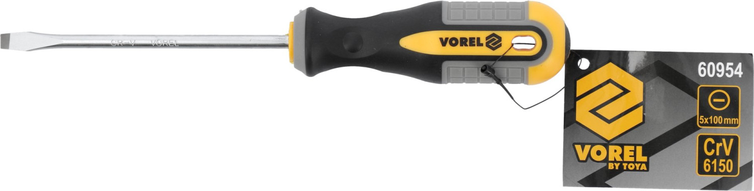 SLOTTED SCREWDRIVER 5x100MM 60954 VOREL