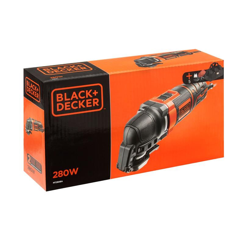 280w daugiafunkcis įrankis + minkštas krepšys + priedai MT280BA-QS BLACK DECKER