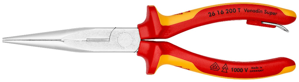 Snipe Nose Side Cutting Pliers 2616200T KNIPEX