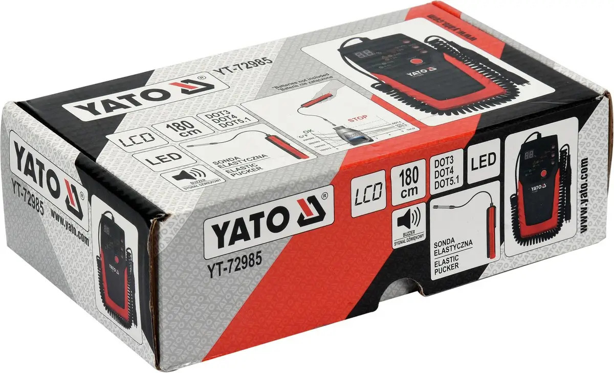 Pidurivedeliku tester LED 180cm YT-72985 YATO