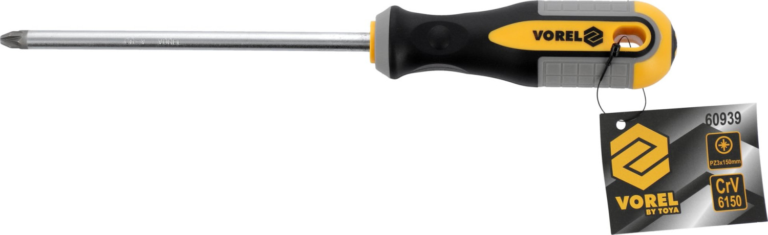 POZIDRIVE SCREWDRIVER PZ3x150MM 60939 VOREL