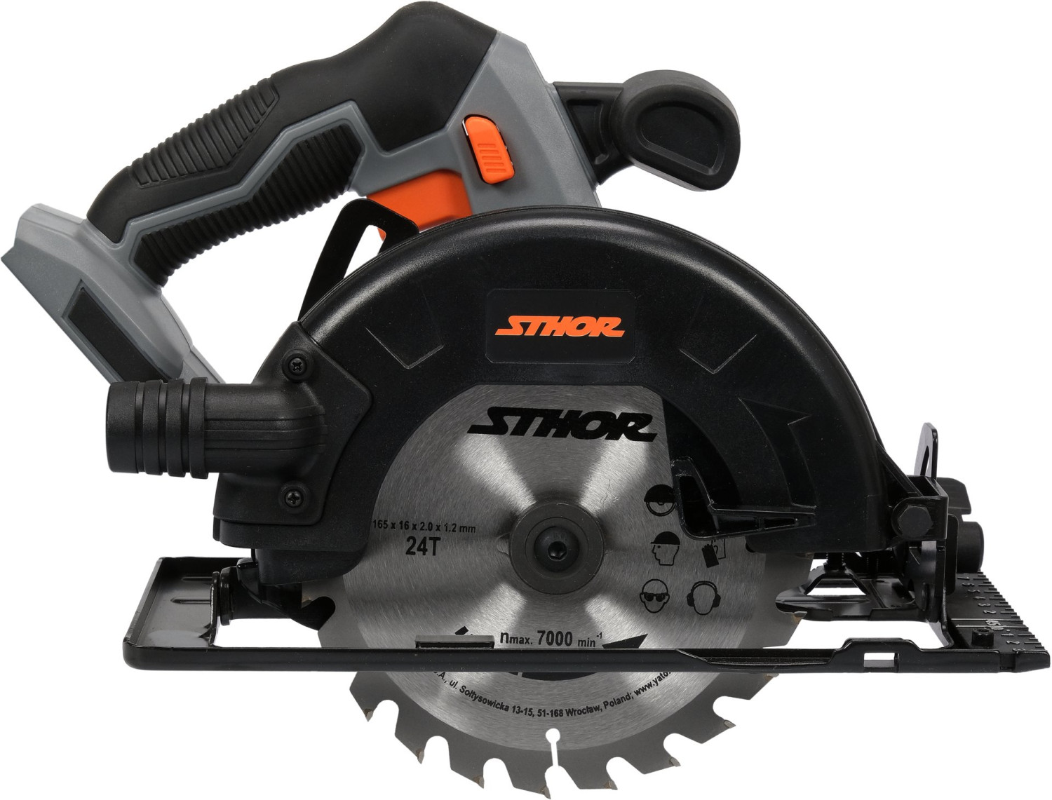 CIRCULAR SAW 20V (165MM;BODY) 78132 STHOR